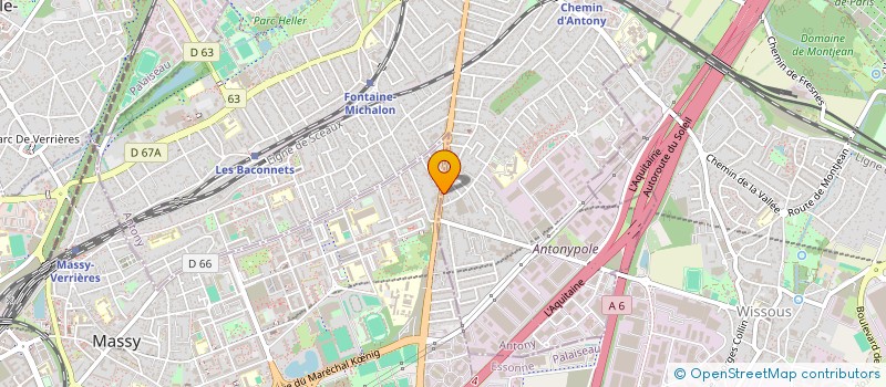 localisation de l'entreprise MONSIEUR YASSINE NAFFATI à ANTONY