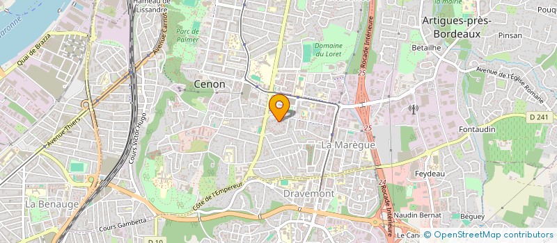 localisation de l'entreprise MONSIEUR YASSINE NAJIH  CENON