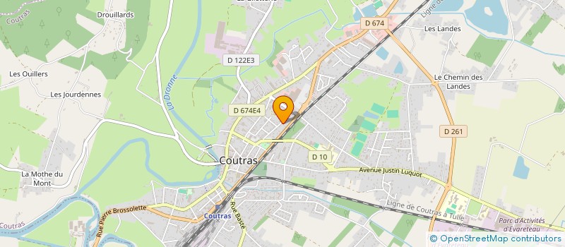 localisation de l'entreprise MONSIEUR YASSINE NFATI  COUTRAS