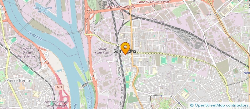 localisation de l'entreprise MONSIEUR YASSINE NOURI  SAINT-FONS