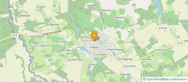 localisation de l'entreprise MONSIEUR YASSINE OMARI à CASTELNAU D'AUZAN LABARRERE
