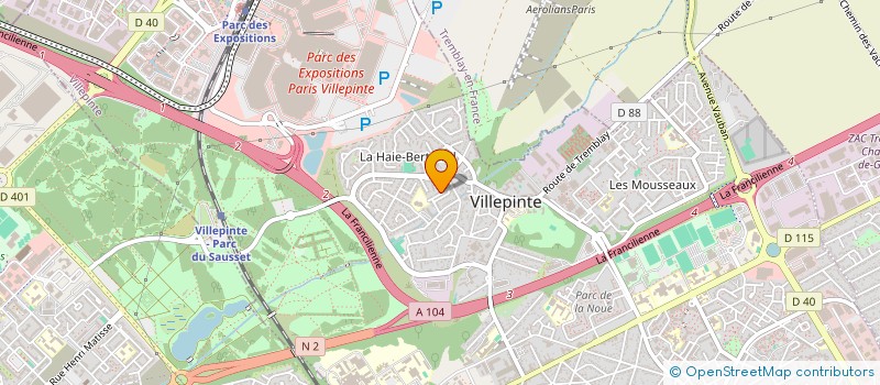 localisation de l'entreprise MONSIEUR YASSINE OTTANI à VILLEPINTE