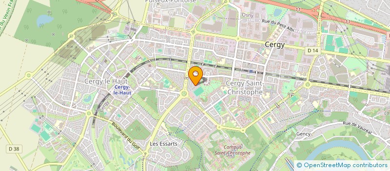 localisation de l'entreprise MONSIEUR YASSINE OU SAIYD  CERGY