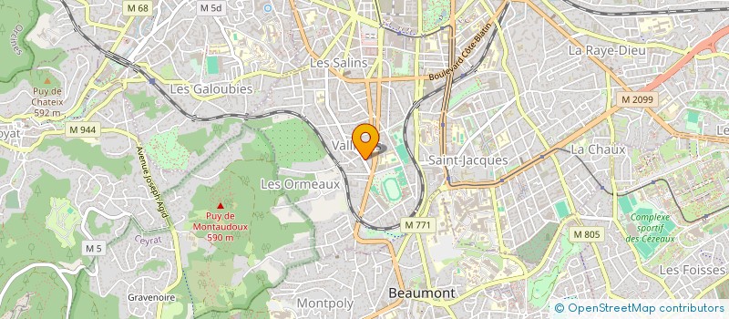 localisation de l'entreprise MONSIEUR YASSINE OUAAZ  CLERMONT-FERRAND