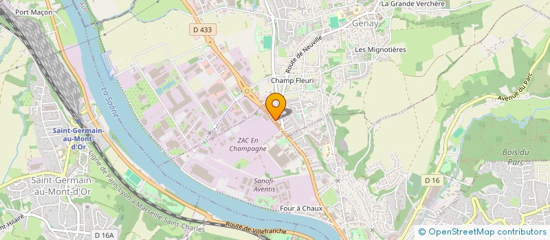 localisation de l'entreprise MONSIEUR YASSINE OUARDI  GENAY