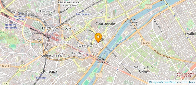 localisation de l'entreprise MONSIEUR YASSINE OUARID à COURBEVOIE