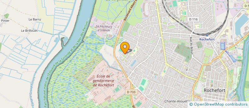 localisation de l'entreprise MONSIEUR YASSINE OUARRAK KABIEL  ROCHEFORT