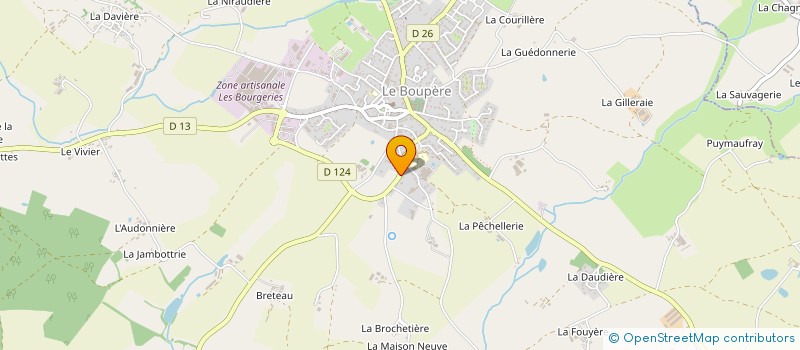 localisation de l'entreprise MONSIEUR YASSINE OUARSENISSI  LE BOUPERE