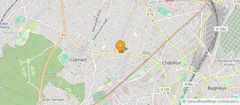 localisation de l'entreprise MONSIEUR YASSINE OUASSINI  CLAMART