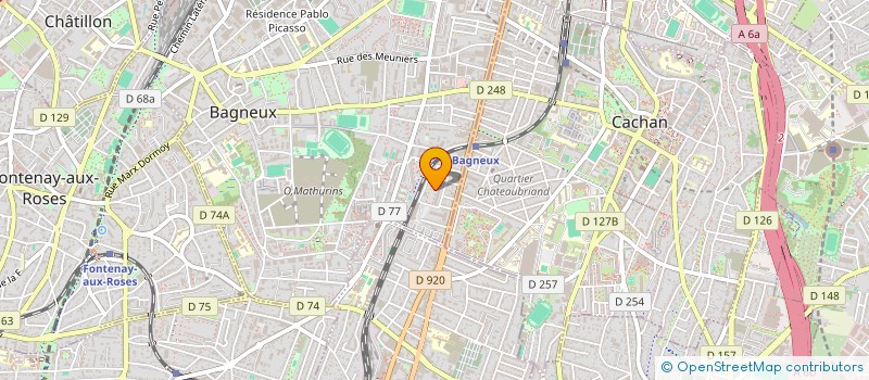 localisation de l'entreprise MONSIEUR YASSINE OUAZAKAR à BAGNEUX