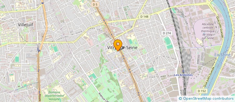 localisation de l'entreprise MONSIEUR YASSINE OUERGHI  VITRY-SUR-SEINE