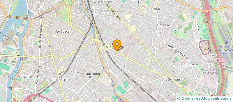 localisation de l'entreprise MONSIEUR YASSINE OUKESSOU  TOULOUSE