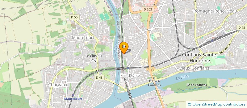 localisation de l'entreprise MONSIEUR YASSINE OULD LAHCEN  CONFLANS-SAINTE-HONORINE