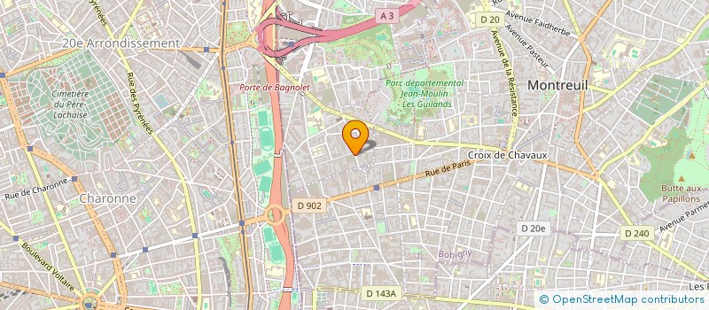 localisation de l'entreprise MONSIEUR YASSINE OUREMCHI à BAGNOLET