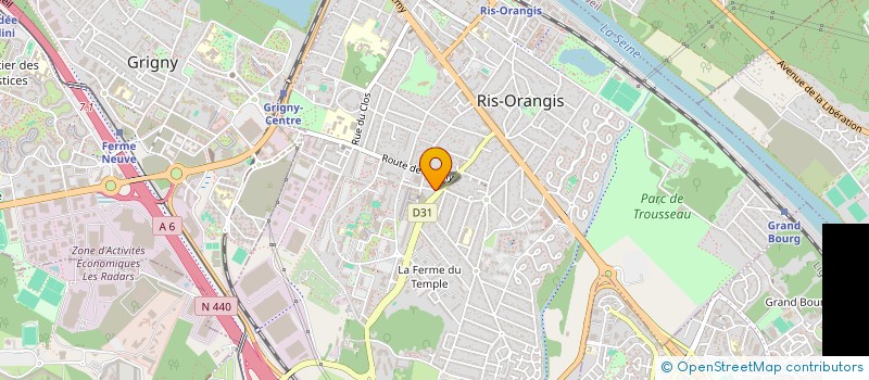 localisation de l'entreprise MONSIEUR YASSINE RAHMANI  RIS-ORANGIS