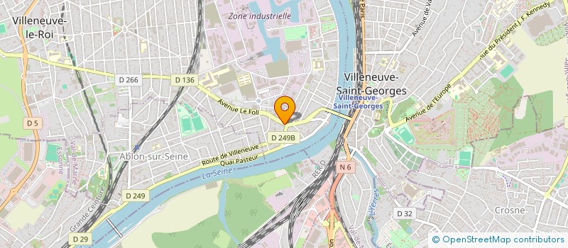 localisation de l'entreprise MONSIEUR YASSINE RAMDAOUI à VILLENEUVE-LE-ROI