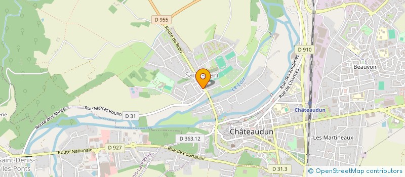 localisation de l'entreprise MONSIEUR YASSINE RATBA à CHATEAUDUN
