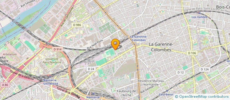 localisation de l'entreprise MONSIEUR YASSINE RGUIOUEG  LA GARENNE-COLOMBES