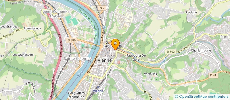 localisation de l'entreprise MONSIEUR YASSINE SAAD à VIENNE