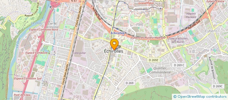 localisation de l'entreprise MONSIEUR YASSINE SAADI à ECHIROLLES