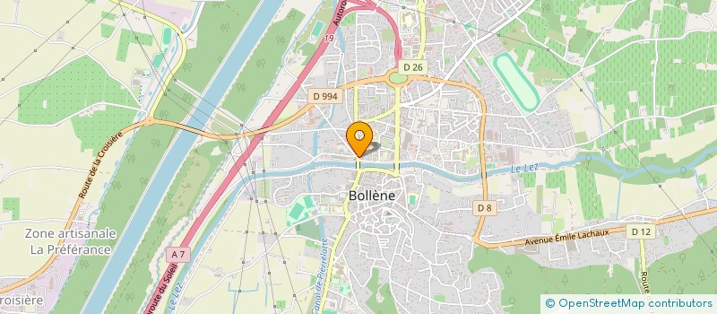 localisation de l'entreprise MONSIEUR YASSINE SADDIK  BOLLENE