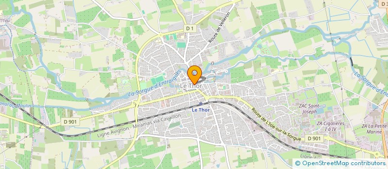 localisation de l'entreprise MONSIEUR YASSINE SAIDI  LE THOR