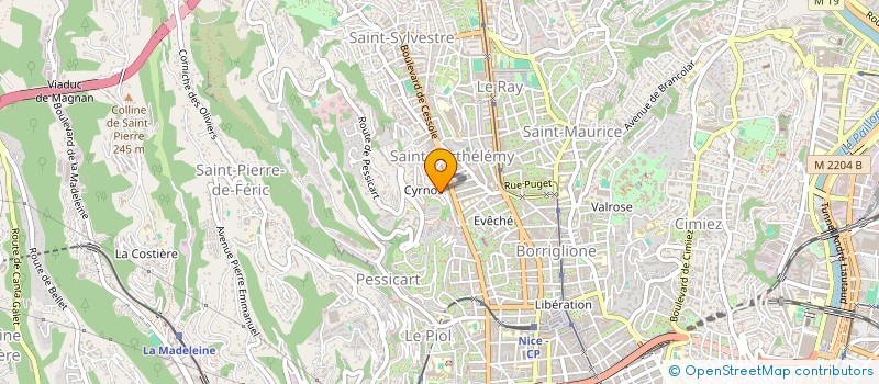 localisation de l'entreprise MONSIEUR YASSINE SAUKRET  NICE