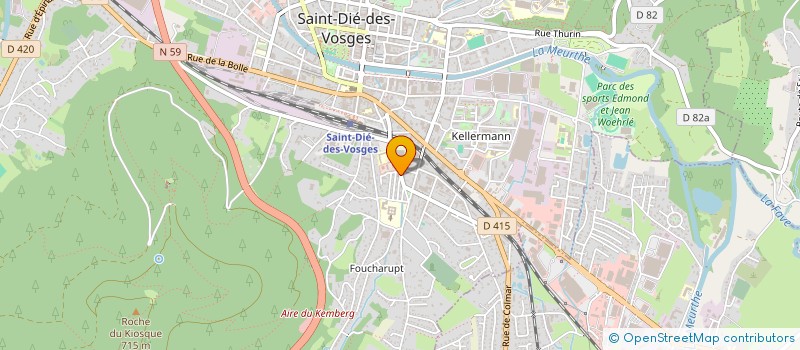 localisation de l'entreprise MONSIEUR YASSINE SEGHAIRI  SAINT-DIE-DES-VOSGES