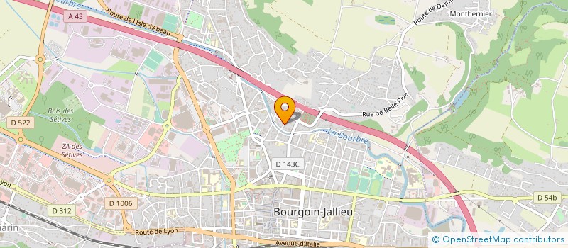 localisation de l'entreprise MONSIEUR YASSINE SEMLALI à BOURGOIN-JALLIEU