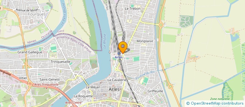 localisation de l'entreprise MONSIEUR YASSINE SIANA  ARLES