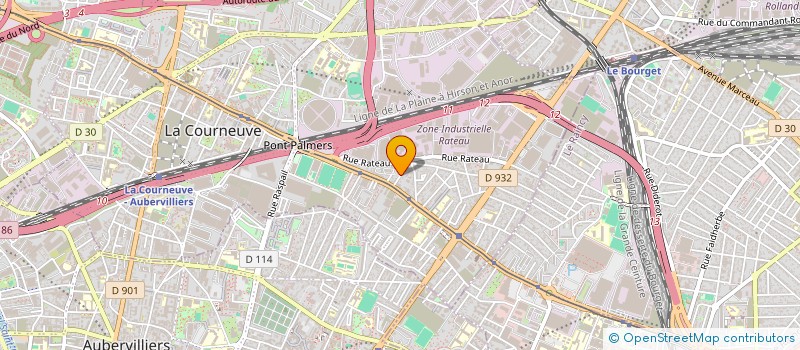 localisation de l'entreprise MONSIEUR YASSINE SIFEDDINE  LA COURNEUVE