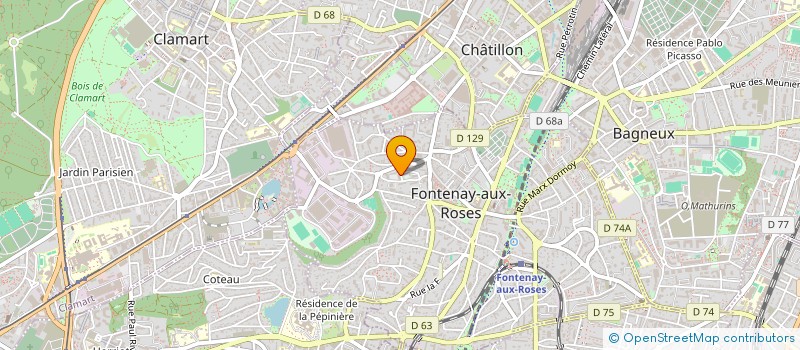 localisation de l'entreprise MONSIEUR YASSINE SLAMA à FONTENAY-AUX-ROSES