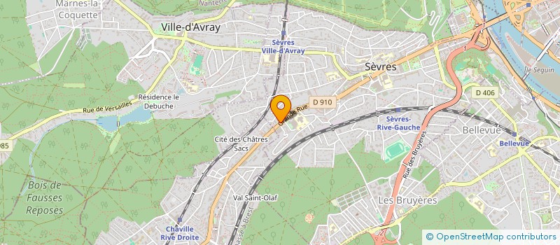 localisation de l'entreprise MONSIEUR YASSINE SOUEI à SEVRES