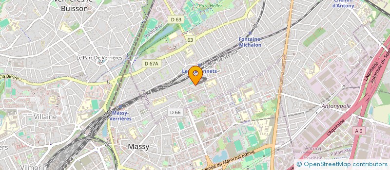 localisation de l'entreprise MONSIEUR YASSINE SOUNI à ANTONY