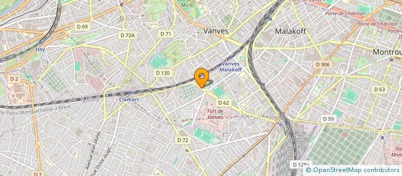 localisation de l'entreprise MONSIEUR YASSINE SRI à MALAKOFF