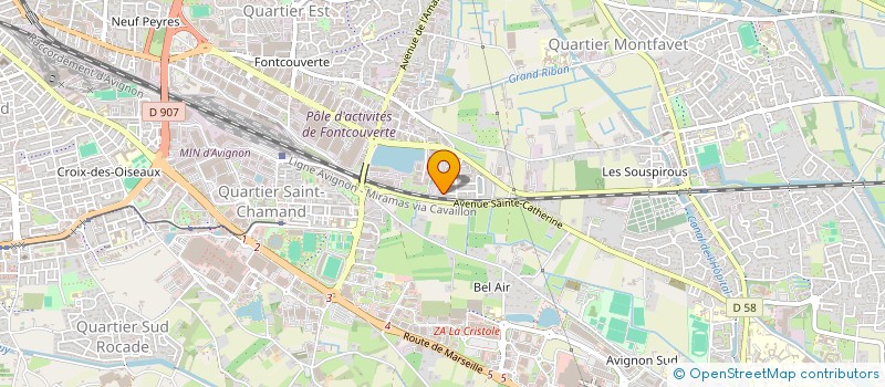 localisation de l'entreprise MONSIEUR YASSINE TAKHTOUKH  AVIGNON