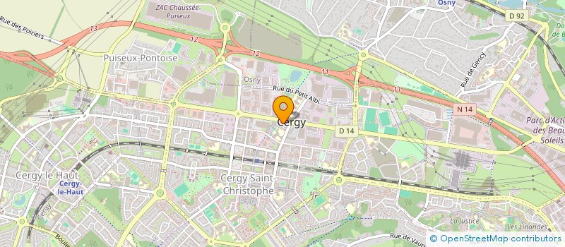 localisation de l'entreprise MONSIEUR YASSINE TAOUIL  CERGY