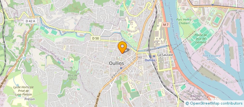 localisation de l'entreprise MONSIEUR YASSINE TEBBAL  OULLINS-PIERRE-BENITE