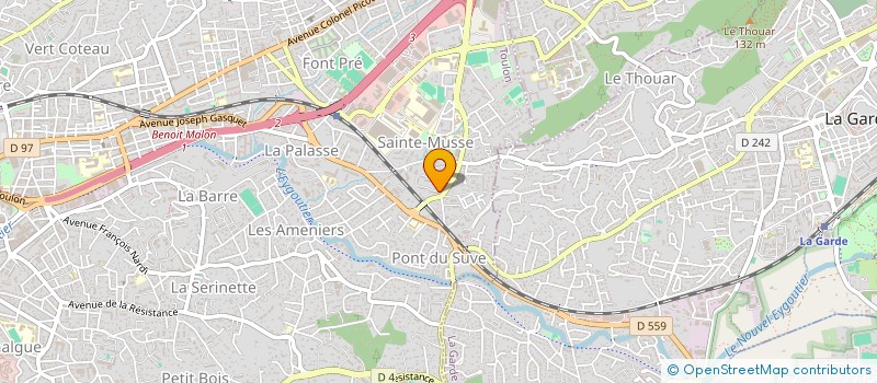 localisation de l'entreprise MONSIEUR YASSINE TEMIME à TOULON