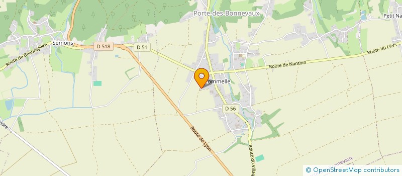 localisation de l'entreprise MONSIEUR YASSINE THIERY  PORTE-DES-BONNEVAUX