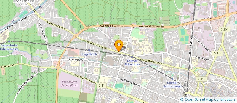 localisation de l'entreprise MONSIEUR YASSINE TIJJA  COLMAR