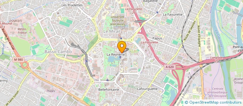 localisation de l'entreprise MONSIEUR YASSINE TRIBAK EL OUAT  TOULOUSE