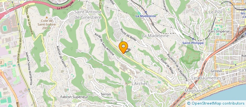 localisation de l'entreprise MONSIEUR YASSINE YAZIDI  NICE