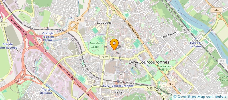 localisation de l'entreprise MONSIEUR YASSINE ZAAF  EVRY-COURCOURONNES