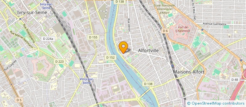 localisation de l'entreprise MONSIEUR YASSINE ZAID  ALFORTVILLE