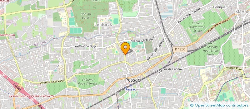 localisation de l'entreprise MONSIEUR YASSINE ZAID  PESSAC