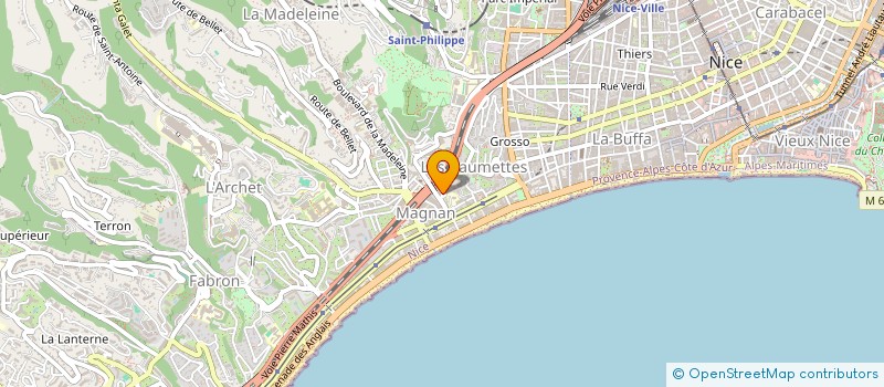 localisation de l'entreprise MONSIEUR YASSINE ZAITER à NICE