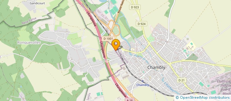 localisation de l'entreprise MONSIEUR YASSINE ZAOUI  CHAMBLY