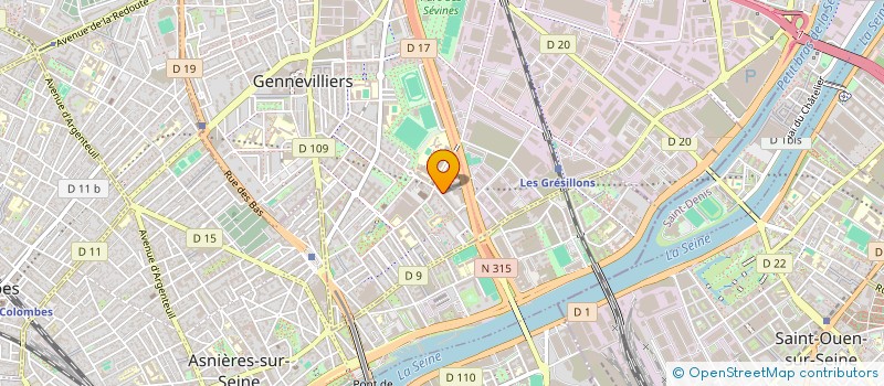 localisation de l'entreprise MONSIEUR YASSINE ZEGHDANA GILLET à GENNEVILLIERS