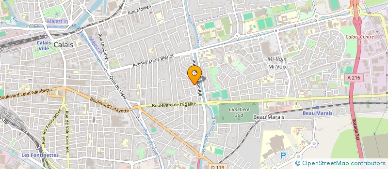 localisation de l'entreprise MONSIEUR YASSINE ZITOUNI  CALAIS